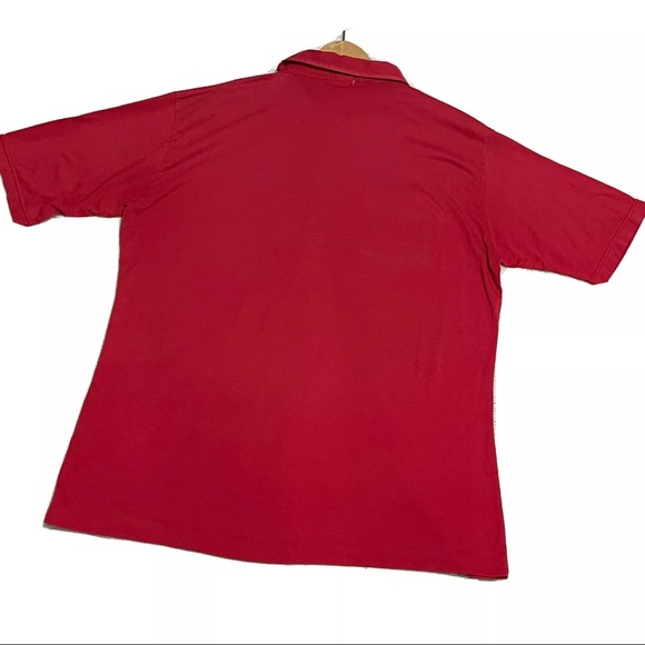 Les Canadiens De Montreal Red Polo Short Sleeve T-Shirt Vintage XL NHL CH - Picture 8 of 8